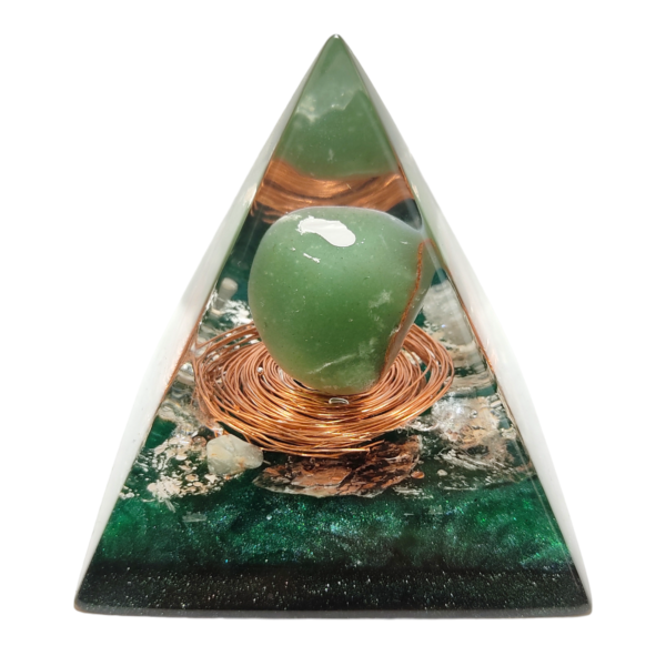 Orgonite Transmutador | Frequência De Saúde e Boa Sorte | Quartzo Verde - Image 2