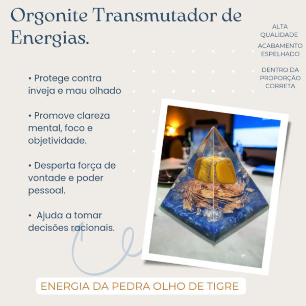 Kit Com 10 Orgonites Transmutadores | Linha Frequencial Completa - Imagem 8