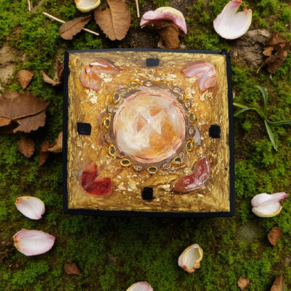 Orgonite Citrino Amarelo | Pirâmide Quéops | Prosperidade | Sucesso | Vitalidade - Imagem 5